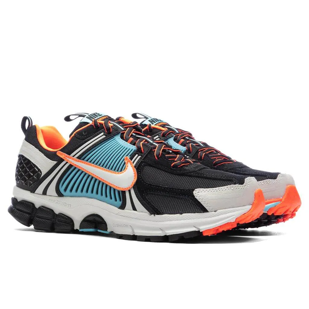 Women's Zoom Vomero 5 Premium - Black/Light Bone/Blue Gaze/Total Orange